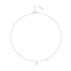 Dây cổ Bạc đính đá PNJSilver XM00W000101