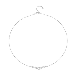 Dây cổ Bạc đính đá PNJSilver XM00W000102