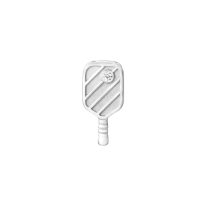 Hạt Charm nam Pickleball Bạc đính đá MANCODE by PNJ The Winning Code XM00W000154