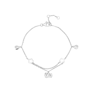 Lắc tay Bạc Ý PNJ ❤️ HELLO KITTY 0000W000176
