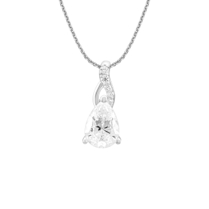 Mặt dây chuyền Vàng Trắng 33,3% (8K) Đính đá ECZ STYLE By PNJ XMXMW003784