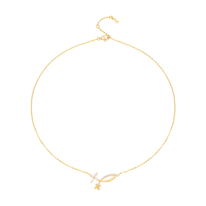 Dây cổ Vàng 33,3% (8K) Đính đá ECZ STYLE By PNJ XMXMY001545