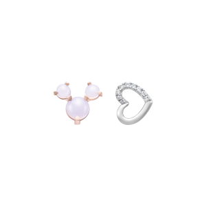 Bông tai Bạc đính đá PNJSilver Mickey ZTMXH000005