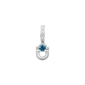 Hạt Charm Vàng Trắng 41,6% (10K) Đính đá Topaz PNJ Magnétique TPXMW000003