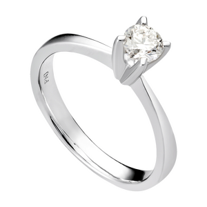Nhẫn Kim cương Vàng trắng 14K PNJ DD00W000226