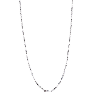 Dây chuyền Vàng trắng Ý 18K PNJ dây mắc tre 0000W000235