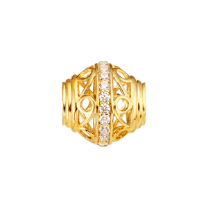 Hạt Charm Me Vàng Ý 18K đính đá CZ PNJ XM00Y000073