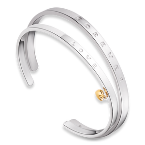 Vòng tay đôi bạc PNJSilver Friendzone Breaker