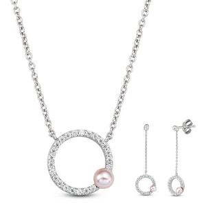 Bộ trang sức bạc hình tròn PNJSilver Friendzone Breaker
