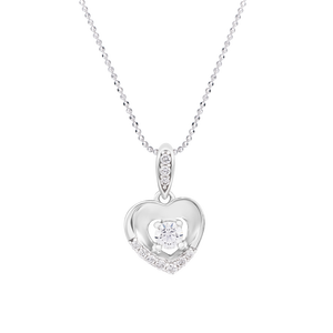 Mặt dây chuyền Kim Cương PNJ Vàng trắng 14K