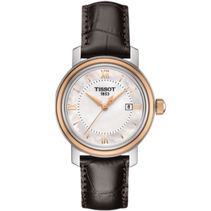 Đồng hồ nữ dây da thời trang chống nước Tissot Bridgeport T097.010.26.118.00