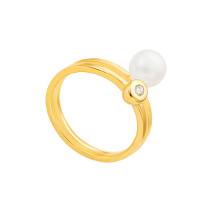 Nhẫn PNJ vàng 14K đính ngọc trai Freshwater 89612.601