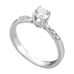 Nhẫn Kim Cương PNJ Vàng trắng 14K 70969.5C0