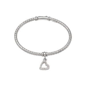 Vòng tay bạc Ý đính đá PNJSilver