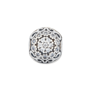 Hạt charm xỏ DIY PNJSilver hình tròn giả cổ XMXMK060022