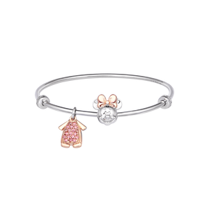 Vòng tay Bạc đính đá Disney|PNJ Minnie XMXMH000004