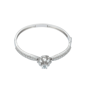 Vòng Vàng trắng 10K đính đá ECZ Swarovski PNJ XMXMW000453