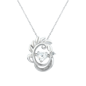 Mặt dây chuyền bạc đính đá PNJSilver XM00W060000