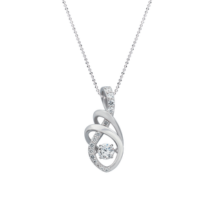 Mặt dây chuyền bạc đính đá PNJSilver XMXMW060005