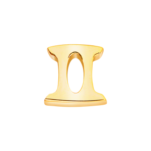 Hạt charm xỏ bạc PNJStyle cung Song tử 0000Y000018