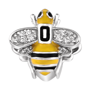 Hạt charm xỏ DIY PNJSilver hình con ong vàng 00XMZ060004