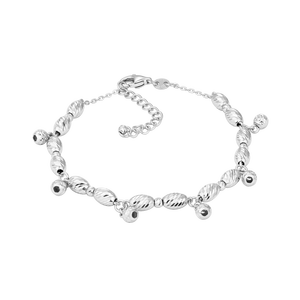 Lắc tay Vàng trắng Ý 18K PNJ 0000W000367