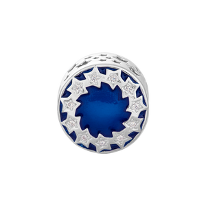 Hạt Charm xỏ DIY đính đá Sythentic PNJSilver ZTZTW060001