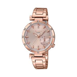 Đồng Hồ Casio Nữ SHE-4051PG-4AUDF Dây Thép Không Gỉ 37.5 mm