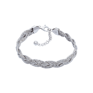 Lắc tay Vàng trắng Ý 18K PNJ 0000W000282