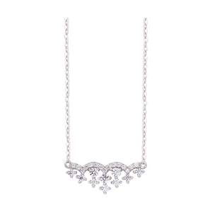 Dây cổ bạc đính đá PNJSilver My Princess XMXMK000069