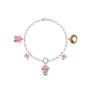 Lắc tay bạc đính đá Disney|PNJ Minnie XM00Z000001