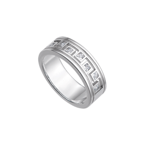 Nhẫn nam bạc đính đá PNJSilver Gem Melting XM00W000001