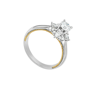 Nhẫn Kim cương Vàng 14K PNJ DDDDC000807