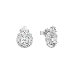 Bông tai Kim cương Vàng trắng 14K PNJ DDDDW001702