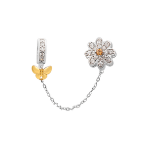 Hạt Charm Bạc đính đá Sythentic PNJ ZTXMC000001