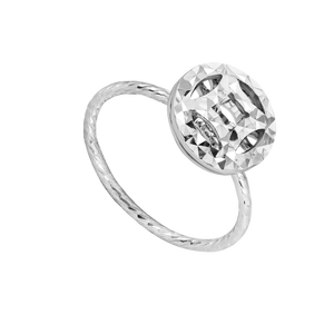 Nhẫn Vàng trắng Ý 18K PNJ 0000W000226