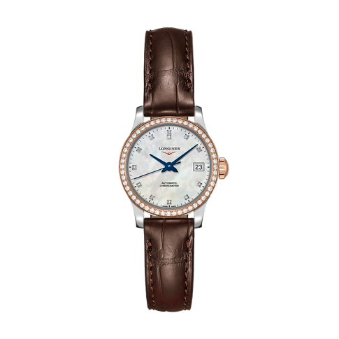 Đồng hồ Longines Record Nữ L2.320.5.89.2 Dây Da 26 mm