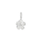 Hạt charm Vàng trắng 18K đính đá ECZ Swarovski PNJ XMXMW000024