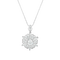 Mặt dây chuyền Vàng trắng 10K đính đá ECZ Swarovski PNJ XMXMW001471