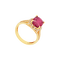 Nhẫn Vàng 18K đính đá Ruby PNJ RBXMY000953