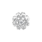 Hạt charm bạc đính đá PNJSilver The Language of Flowers XMXMW000007