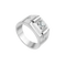 Nhẫn nam kim cương Vàng trắng 14K PNJ DDDDW002055
