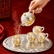 Bộ ấm bạc Bát Mã Hưng Phong ARTA by PNJ WO00W060000